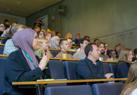 Billede fra skatteministerens besøg på Københavns Professionshøjskole