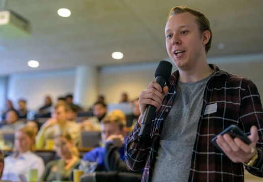 Billede fra skatteministerens besøg på Københavns Professionshøjskole