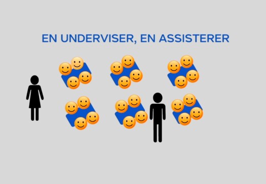 Grafisk illustration af co-teaching