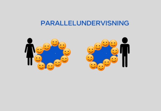 Grafisk illustration af co-teaching